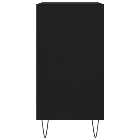 Dressoir 57x35x70 cm bewerkt hout zwart 8720845907365 5
