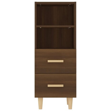 Dressoir 34,5x34x90 cm bewerkt hout bruin eikenkleur 8720287085416 6