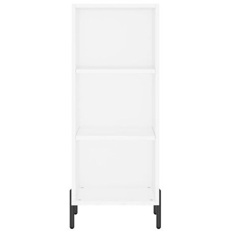 Dressoir 34,5x32,5x90 cm bewerkt hout wit 8720845869113 4