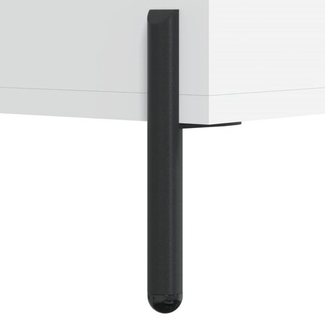 Dressoir 34,5x32,5x90 cm bewerkt hout wit 8720845869113 7