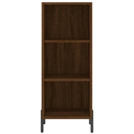 Dressoir 34,5x32,5x90 cm bewerkt hout bruin eikenkleur 8720845869182 4