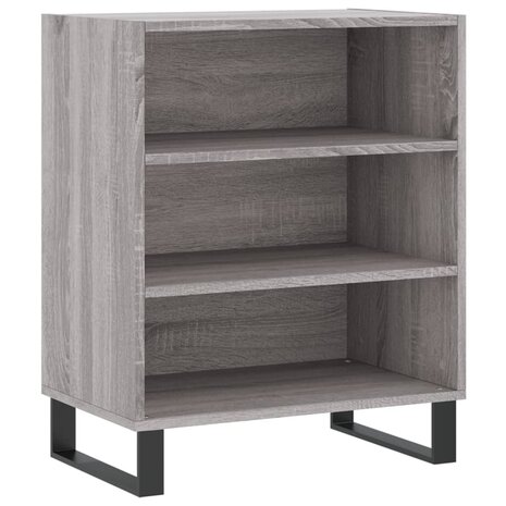 Dressoir 57x35x70 cm bewerkt hout grijs sonoma eikenkleurig 8720845907495 2