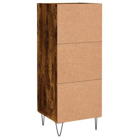 Dressoir 34,5x34x90 cm bewerkt hout gerookt eiken 8720845871567 8