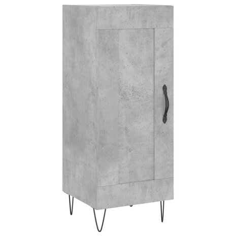 Dressoir 34,5x34x90 cm bewerkt hout betongrijs 8720845871550 2