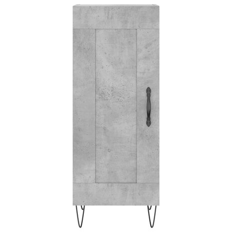 Dressoir 34,5x34x90 cm bewerkt hout betongrijs 8720845871550 5
