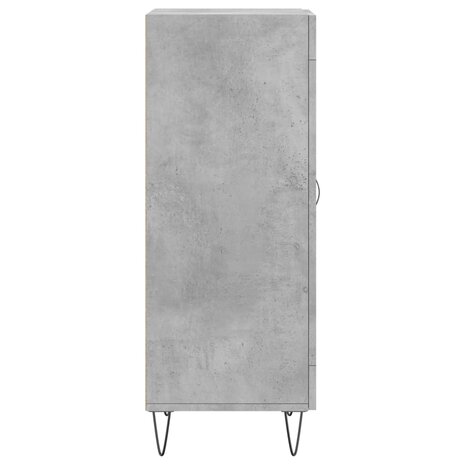 Dressoir 34,5x34x90 cm bewerkt hout betongrijs 8720845871550 7