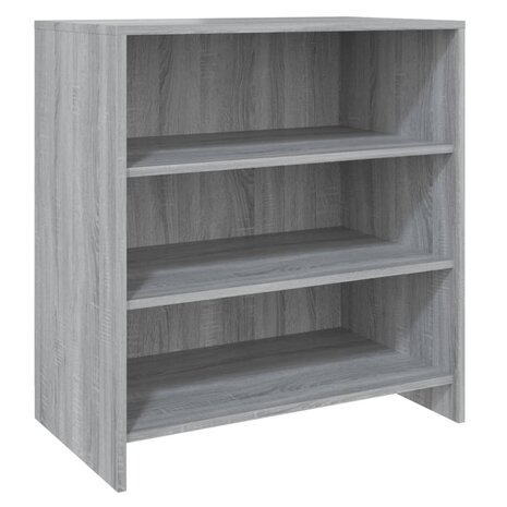Dressoir 70x40,5x75 cm spaanplaat grijs sonoma eikenkleurig 8720286836934 2