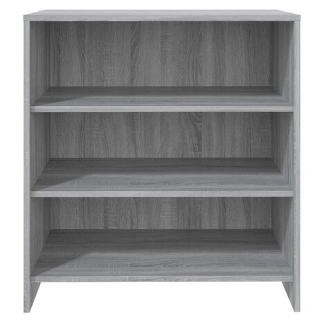 Dressoir 70x40,5x75 cm spaanplaat grijs sonoma eikenkleurig 8720286836934 5