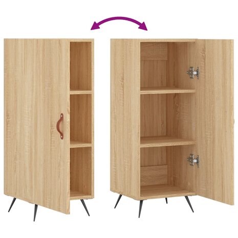 Dressoir 34,5x34x90 cm bewerkt hout sonoma eiken 8720845866822 9