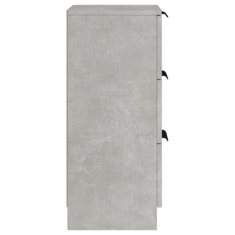 Dressoir 30x30x70 cm bewerkt hout betongrijs 8720287078739 8