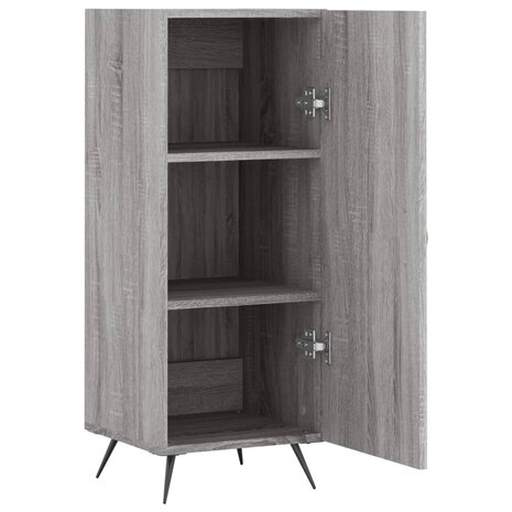 Dressoir 34,5x34x90 cm bewerkt hout grijs sonoma eikenkleurig 8720845866853 5