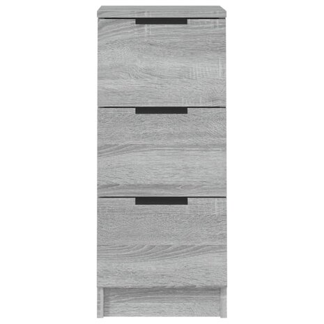 Dressoir 30x30x70 cm bewerkt hout grijs sonoma eikenkleurig 8720287084099 6