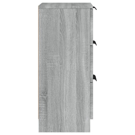 Dressoir 30x30x70 cm bewerkt hout grijs sonoma eikenkleurig 8720287084099 8