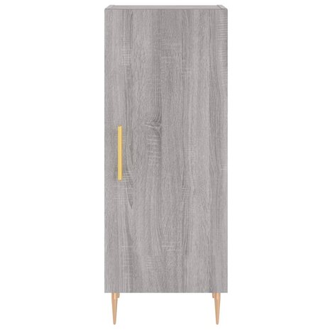 Dressoir 34,5x34x90 cm bewerkt hout grijs sonoma eikenkleurig 8720845867010 6