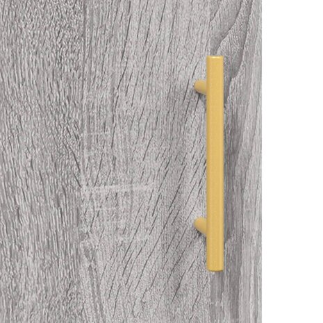 Dressoir 34,5x34x90 cm bewerkt hout grijs sonoma eikenkleurig 8720845867010 10