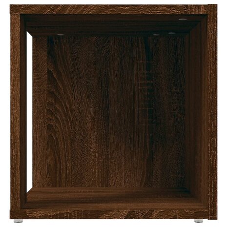 Bijzettafel 33x33x34,5 cm bewerkt hout bruineikenkleurig 8720286956878 5