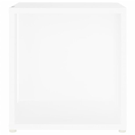 Bijzettafel 33x33x34,5 cm bewerkt hout wit 8720286649640 5