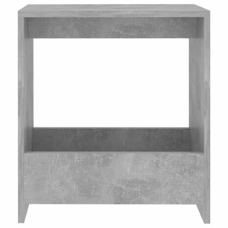 Bijzettafel 50x26x50 cm bewerkt hout betongrijs 8720286558928 4