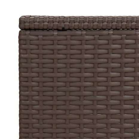 Bijzettafel C-vormig 40x35x60 cm poly rattan bruin 8720845679125 6