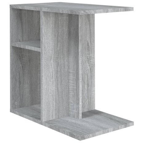 Bijzettafel 50x30x50 cm bewerkt hout grijs sonoma eikenkleurig 8720286978610 2