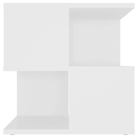 Bijzettafel 40x40x40 cm bewerkt hout wit 8720286542149 5