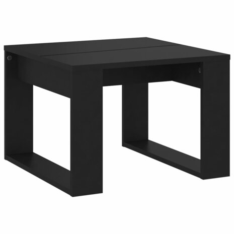 Bijzettafel 50x50x35 cm spaanplaat zwart 8720286611609 2