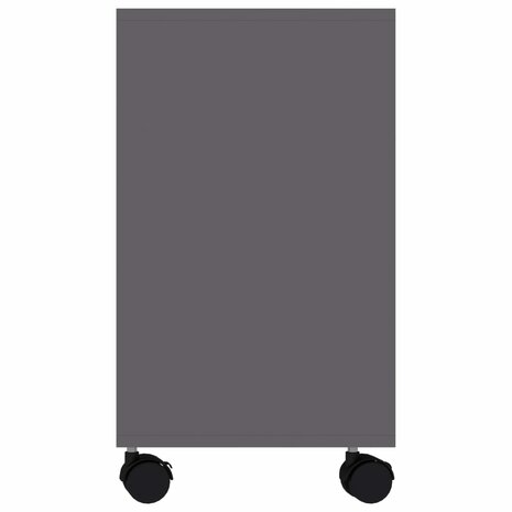 Bijzettafel 70x35x55 cm bewerkt hout grijs 8719883916088 5