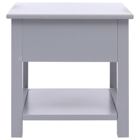 Bijzettafel 40x40x40 cm paulowniahout grijs 8719883668376 3