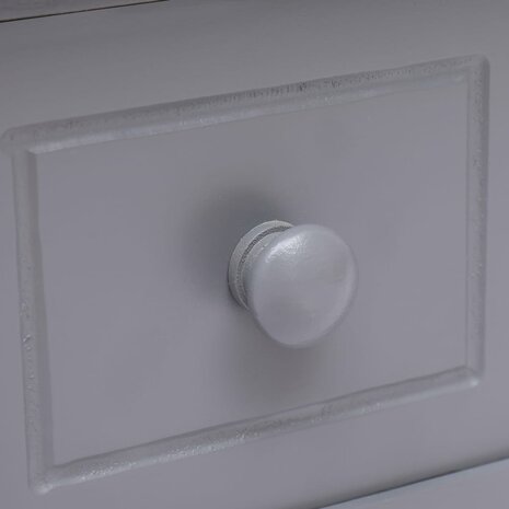 Bijzettafel 40x40x40 cm paulowniahout grijs 8719883668376 7