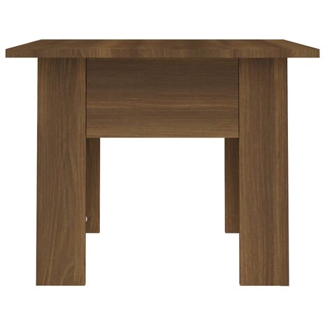 Salontafel 55x55x42 cm bewerkt hout bruin eikenkleur 8720286837542 5