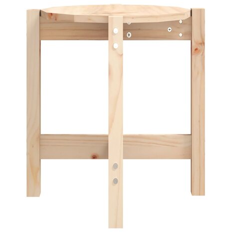 Salontafel Ø 42,5x45 cm massief grenenhout 8720287208099 6
