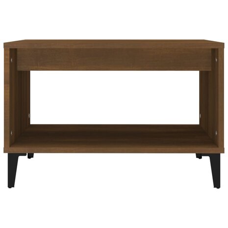 Salontafel 60x50x40 cm bewerkt hout bruin eikenkleur 8720287086314 3