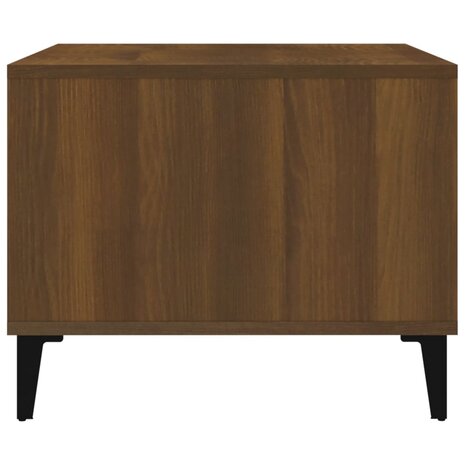 Salontafel 60x50x40 cm bewerkt hout bruin eikenkleur 8720287086314 4
