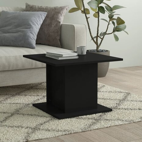 Salontafel 55,5x55,5x40 cm spaanplaat zwart 8720286836408 1