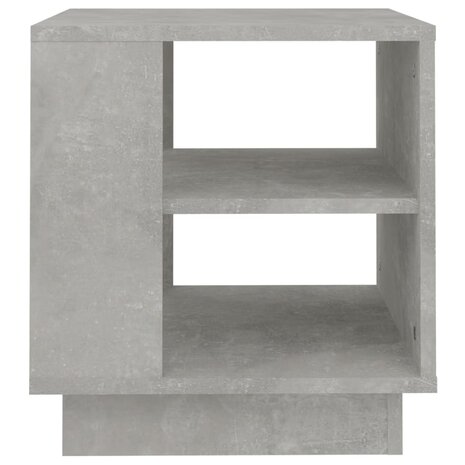 Salontafel 40x40x43 cm bewerkt hout betongrijs 8720286836323 5