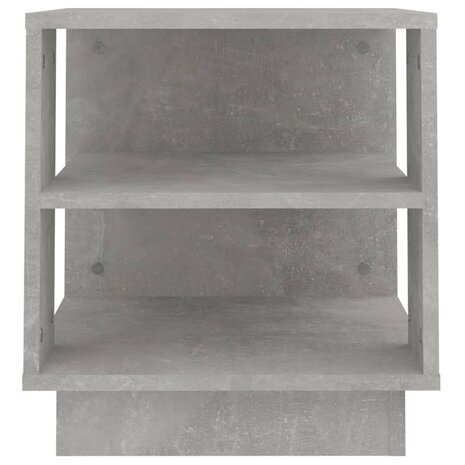 Salontafel 40x40x43 cm bewerkt hout betongrijs 8720286836323 6