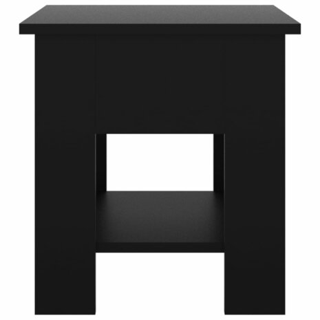 Salontafel 40x40x42 cm bewerkt hout zwart 8720286836156 5