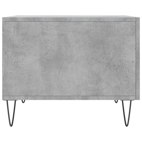 Salontafel 50x50x40 cm bewerkt hout betongrijs 8720845428495 7