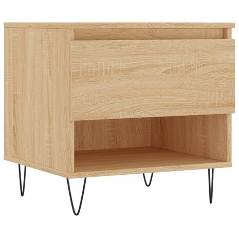 Salontafel 50x46x50 cm bewerkt hout sonoma eikenkleurig 8721012112254 2