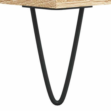 Salontafel 50x46x50 cm bewerkt hout sonoma eikenkleurig 8721012112254 9