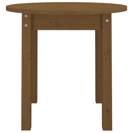 Salontafel Ø 45x40 cm massief grenenhout honingbruin 8720287208327 5
