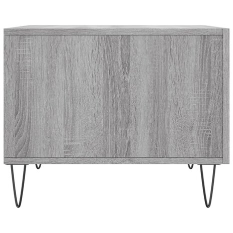 Salontafel 50x50x40 cm bewerkt hout grijs sonoma eiken 8720845428532 7
