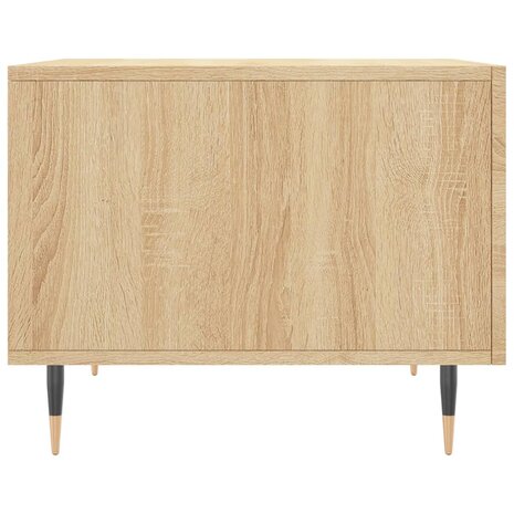 Salontafel 50x50x35 cm bewerkt hout sonoma eikenkleurig 8720845428150 7