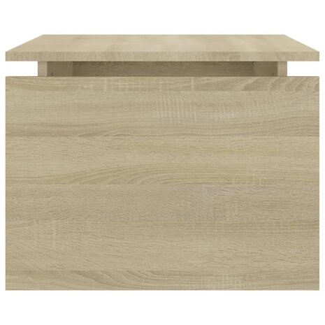 Salontafel 68x50x38 cm spaanplaat sonoma eikenkleurig 8720286606759 6