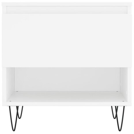 Salontafel 50x46x50 cm bewerkt hout wit 8721012112193 5