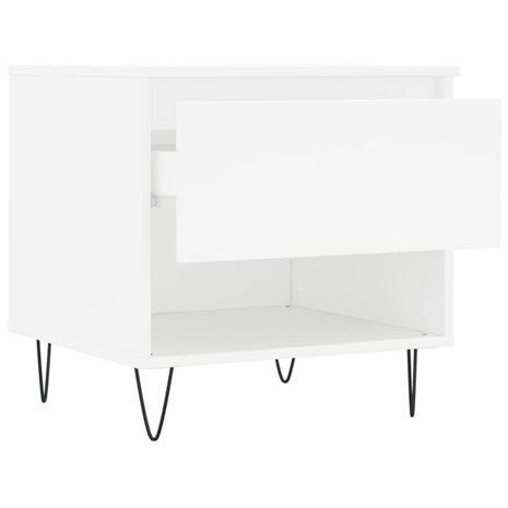 Salontafel 50x46x50 cm bewerkt hout wit 8721012112193 6