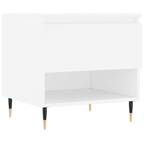 Salontafel 50x46x50 cm bewerkt hout wit 8721012112032 2