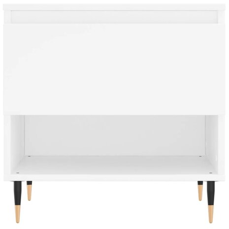 Salontafel 50x46x50 cm bewerkt hout wit 8721012112032 5