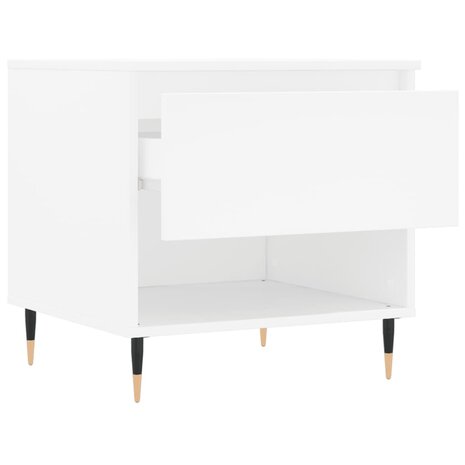 Salontafel 50x46x50 cm bewerkt hout wit 8721012112032 6