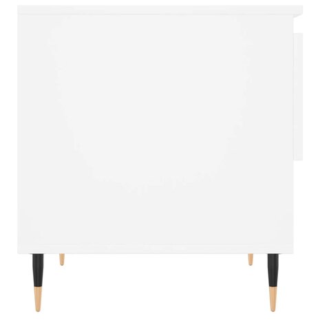 Salontafel 50x46x50 cm bewerkt hout wit 8721012112032 7